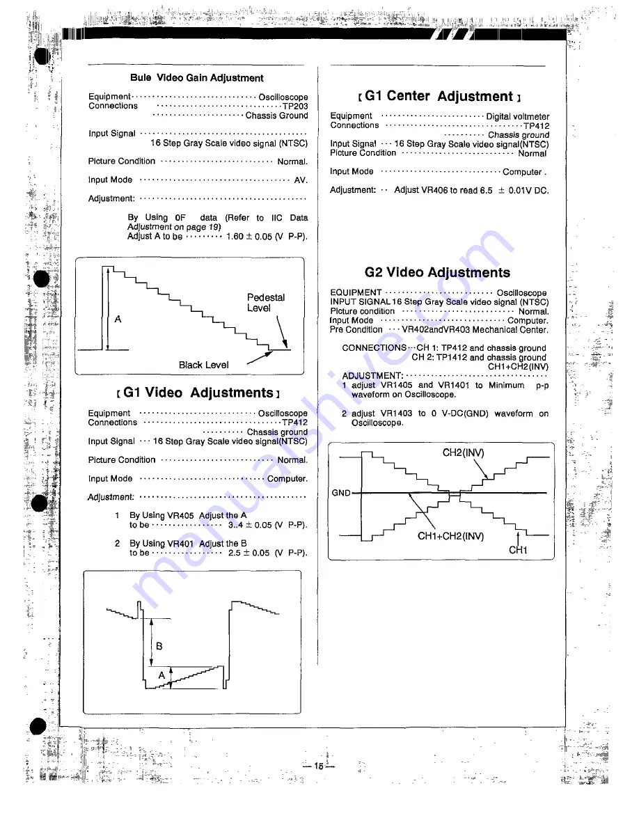 Sanyo PLC-8800E Service Manual Download Page 15