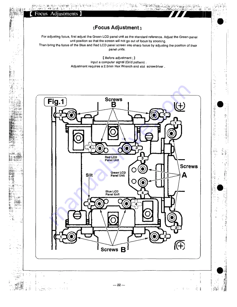 Sanyo PLC-8800E Service Manual Download Page 22