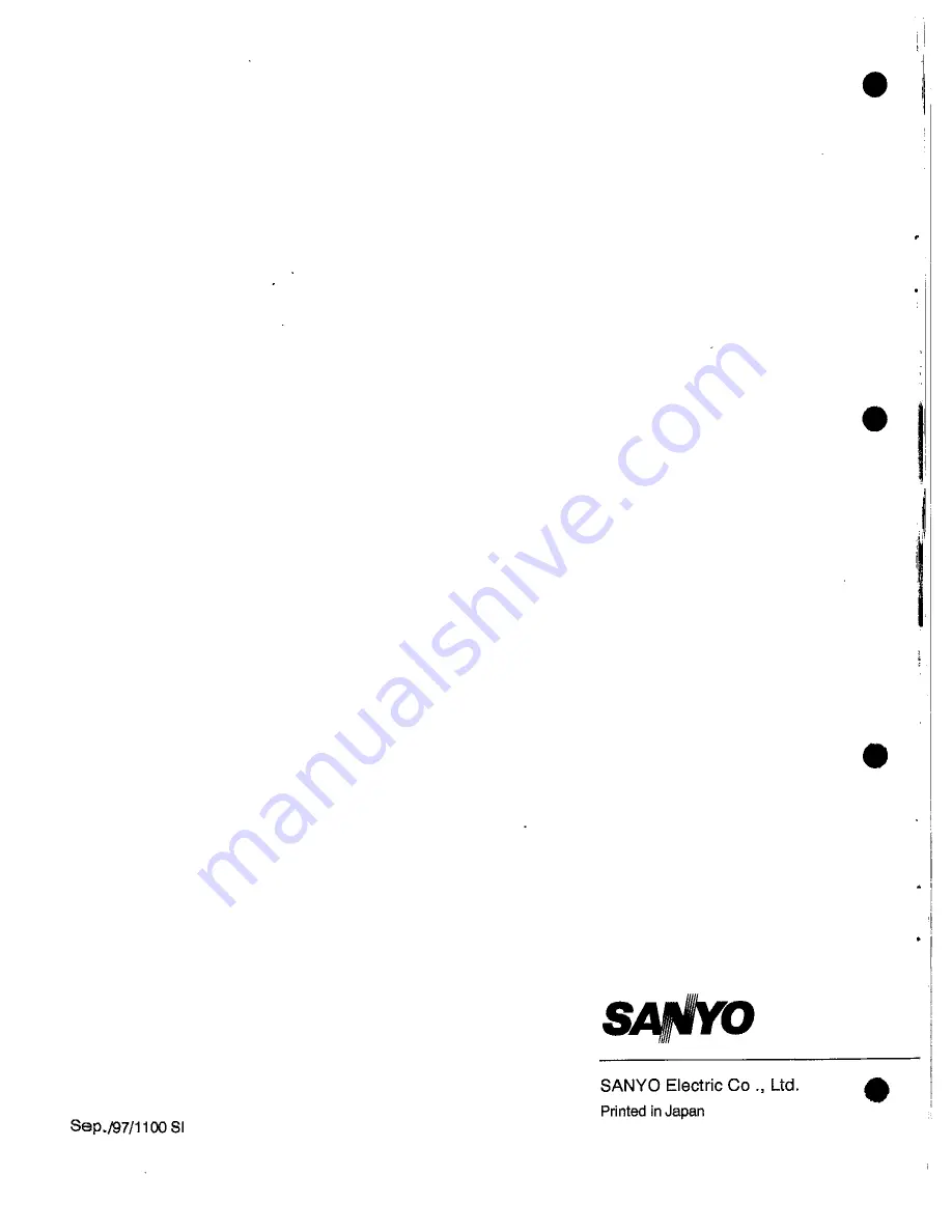 Sanyo PLC-8800E Скачать руководство пользователя страница 80