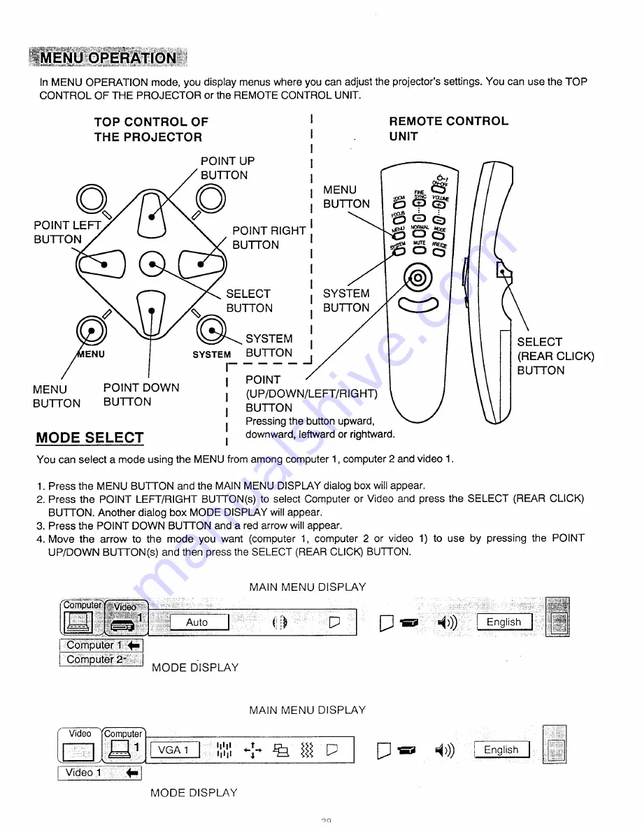 Sanyo PLC-8810N Owner'S Manual Download Page 26