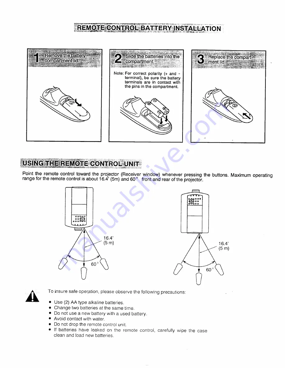 Sanyo PLC-8810N Owner'S Manual Download Page 32