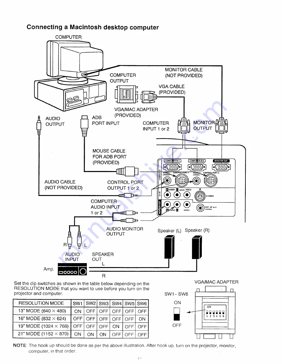 Sanyo PLC-8810N Owner'S Manual Download Page 43