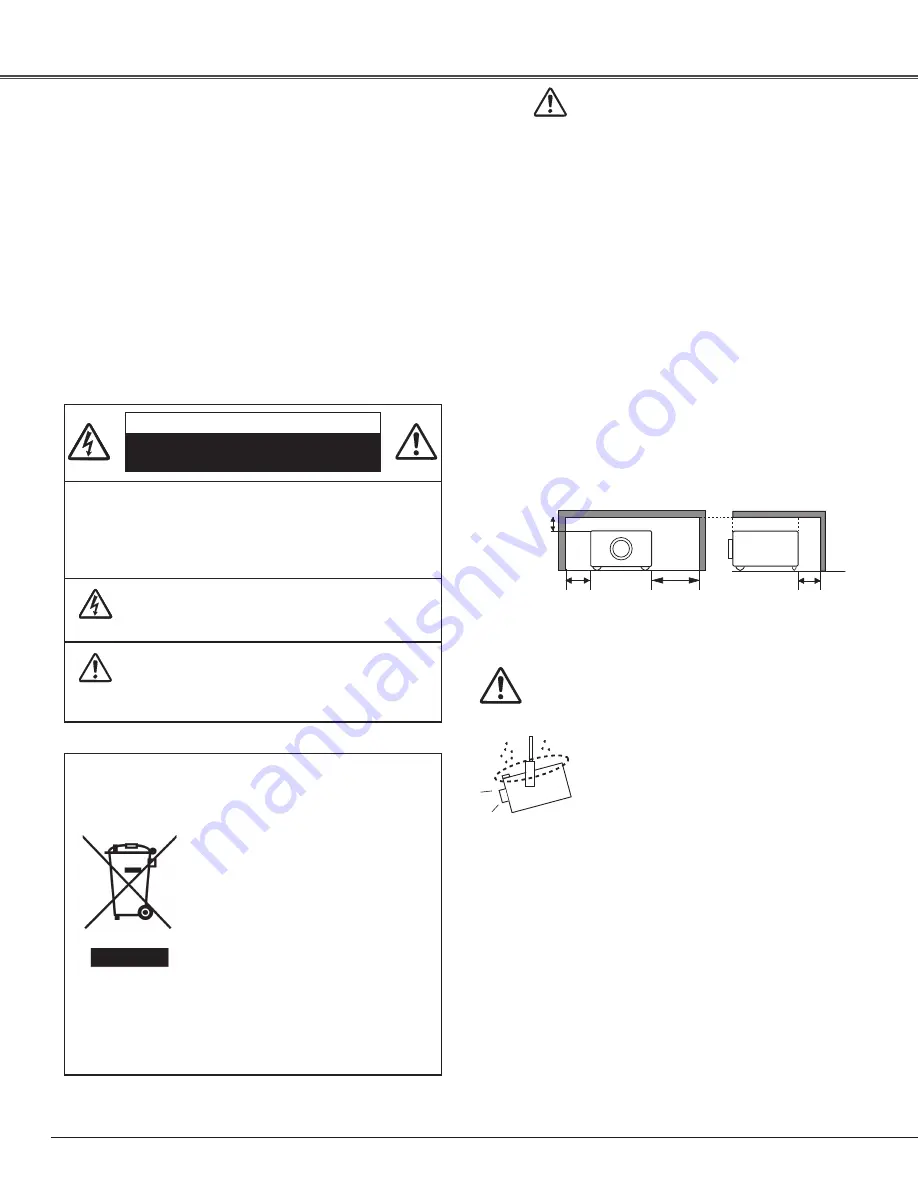 Sanyo PLC-ET40L Owner'S Manual Download Page 4