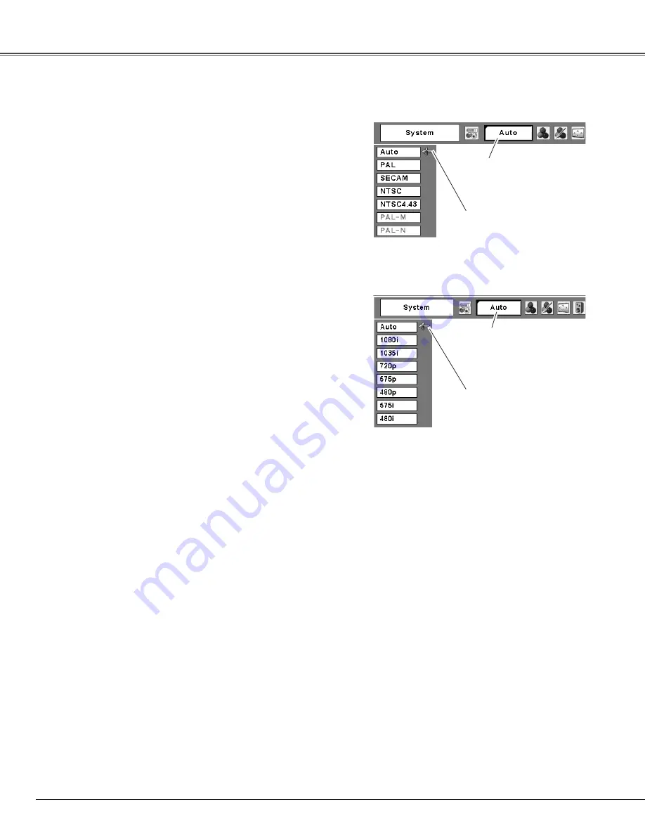 Sanyo PLC-ET40L Owner'S Manual Download Page 36