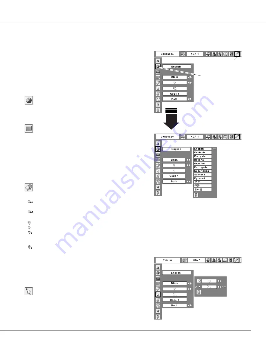 Sanyo PLC-ET40L Owner'S Manual Download Page 49