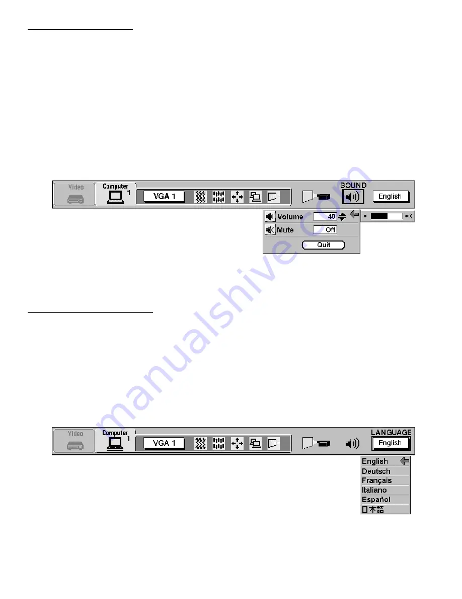 Sanyo PLC-SP20 Owner'S Manual Download Page 30