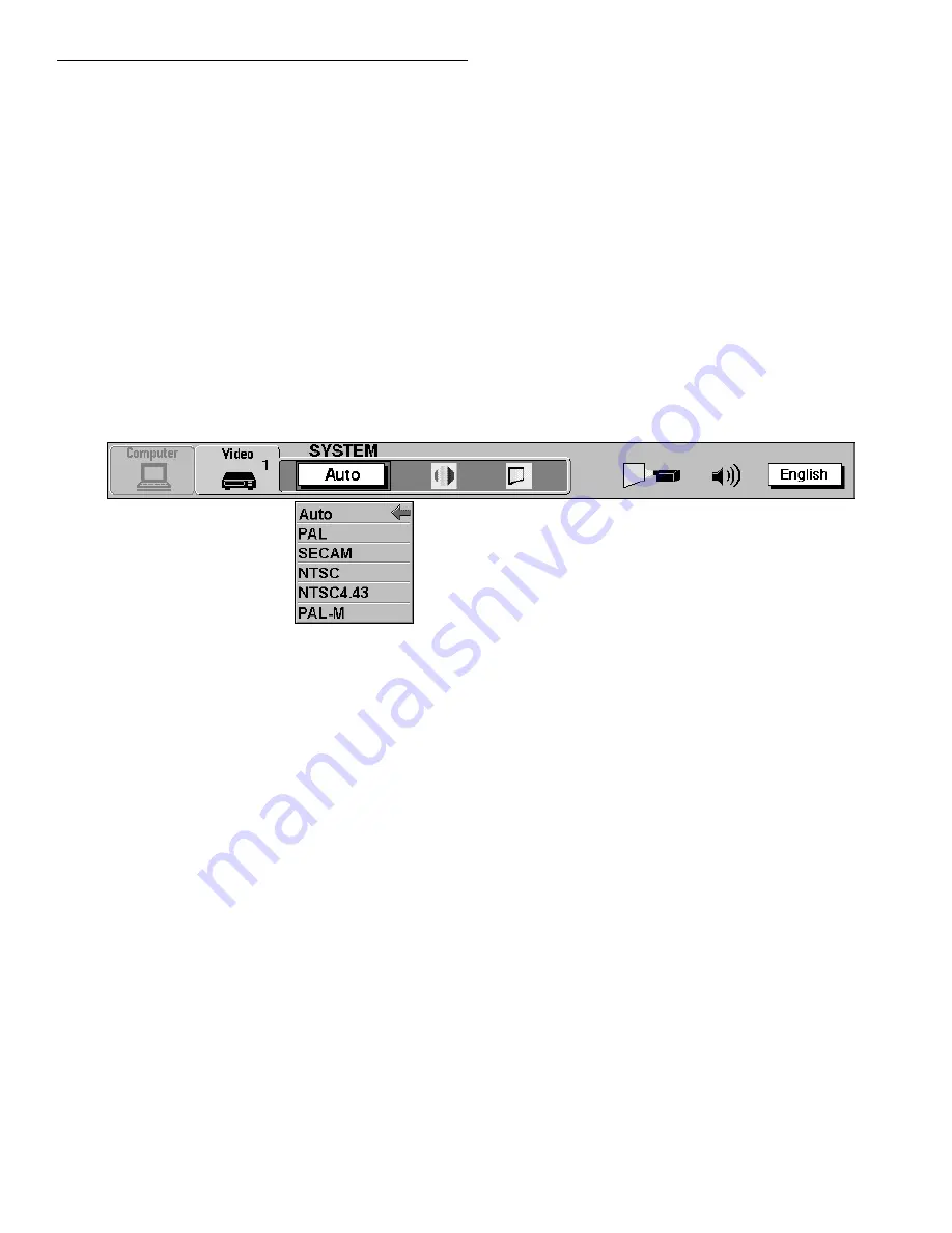 Sanyo PLC-SP20 Owner'S Manual Download Page 31