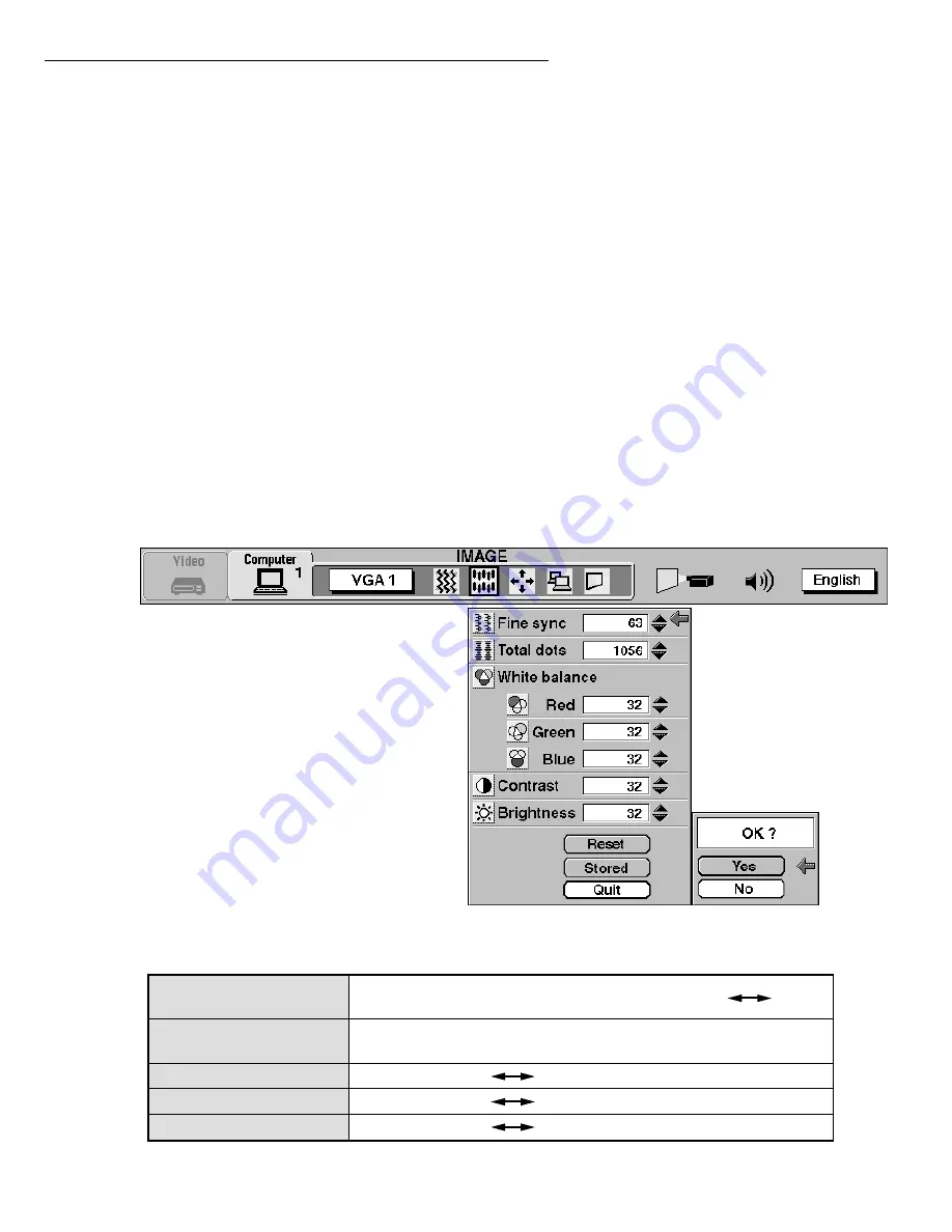 Sanyo PLC-SP20 Owner'S Manual Download Page 37