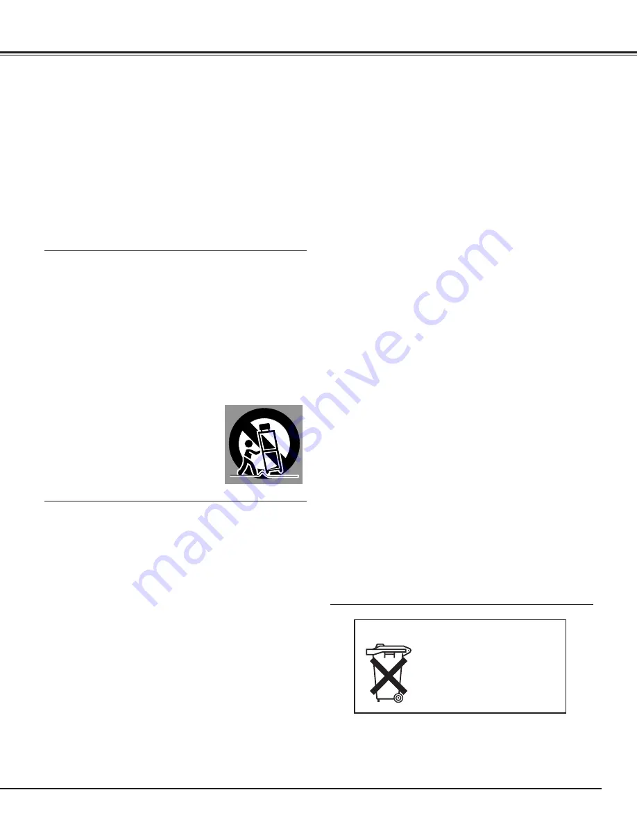 Sanyo PLC-SU33 Owner'S Manual Download Page 3