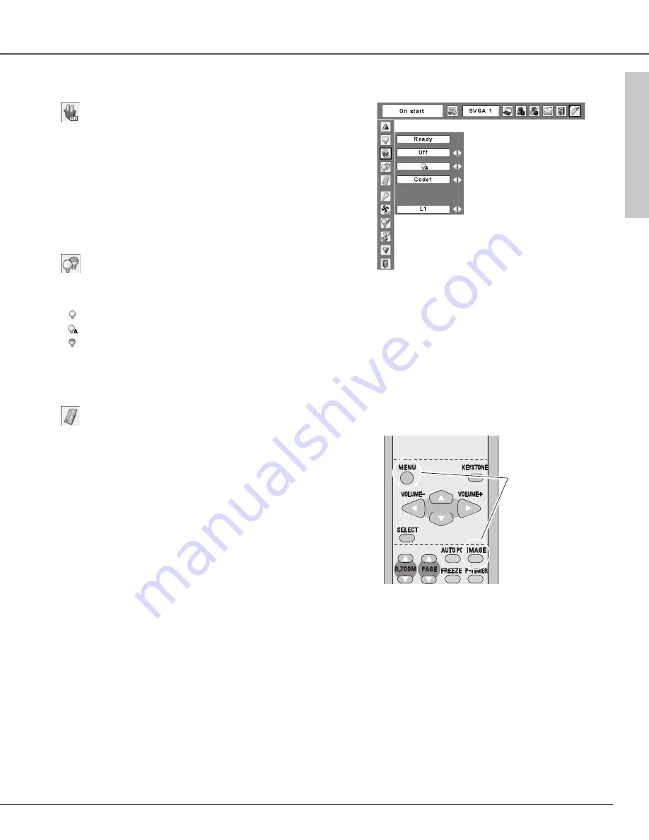 Sanyo PLC-SU70 Owner'S Manual Download Page 45