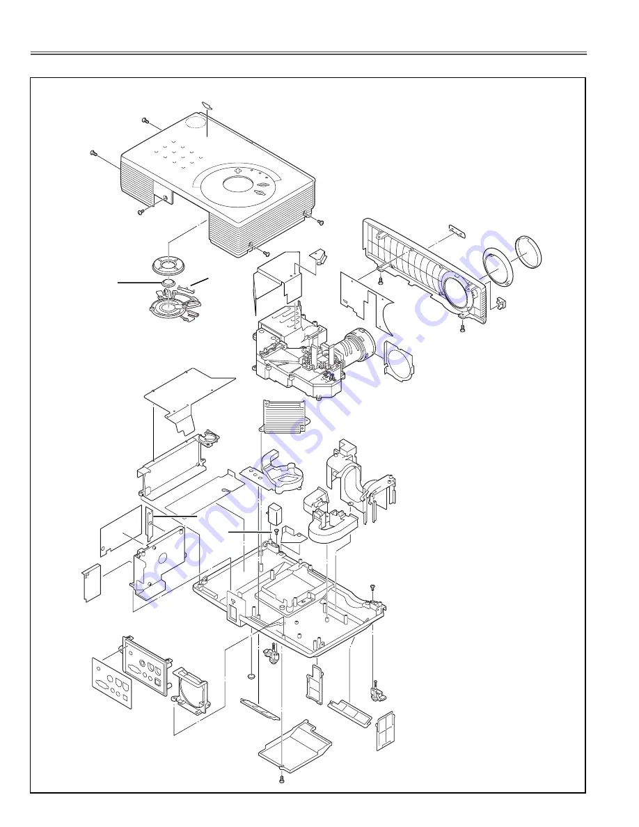 Sanyo plc sw30 - SVGA LCD Projector Service Manual Download Page 64