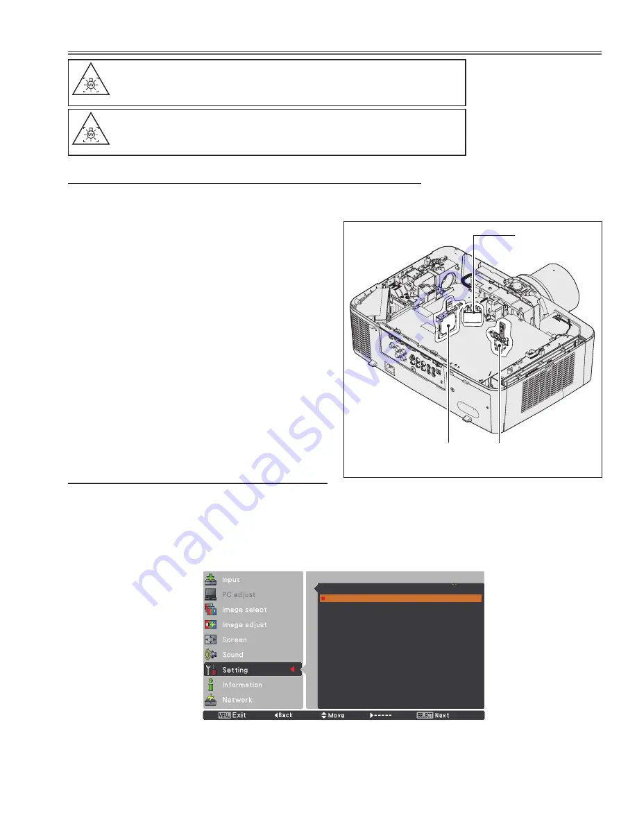 Sanyo PLC-WM5500 Скачать руководство пользователя страница 35