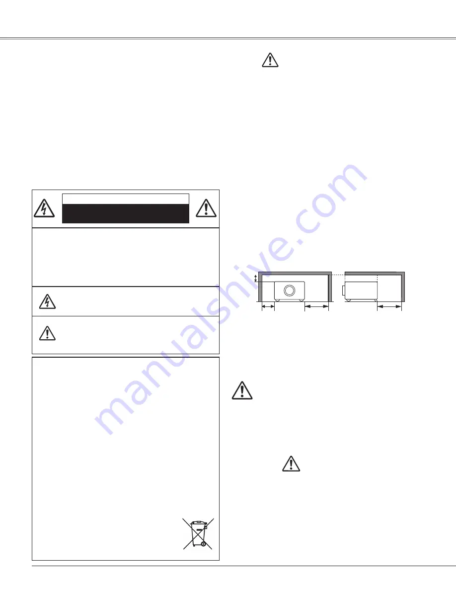 Sanyo PLC-WR251 - True WXGA Projector Owner'S Manual Download Page 4