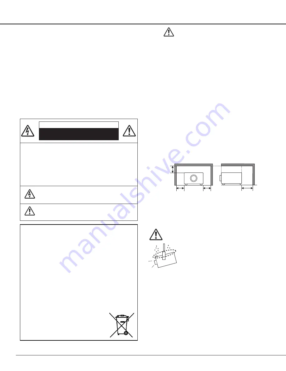 Sanyo PLC-WTC500AL (French) Mode D'Emploi Download Page 4