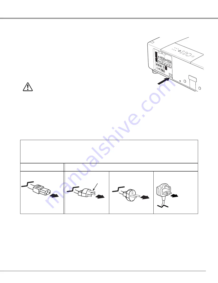 Sanyo PLC WTC500AL Owner'S Manual Download Page 23