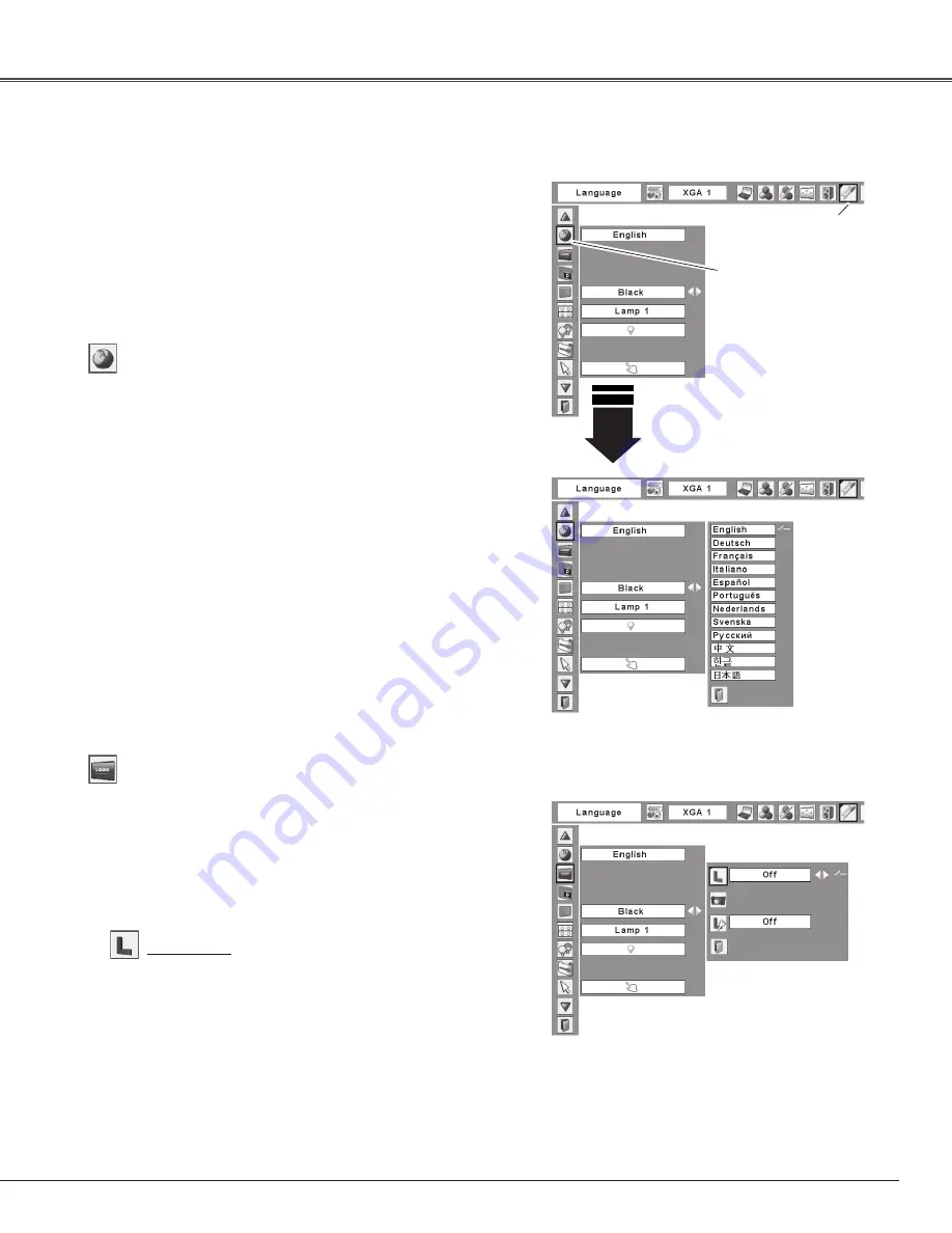 Sanyo PLC WTC500AL Owner'S Manual Download Page 49