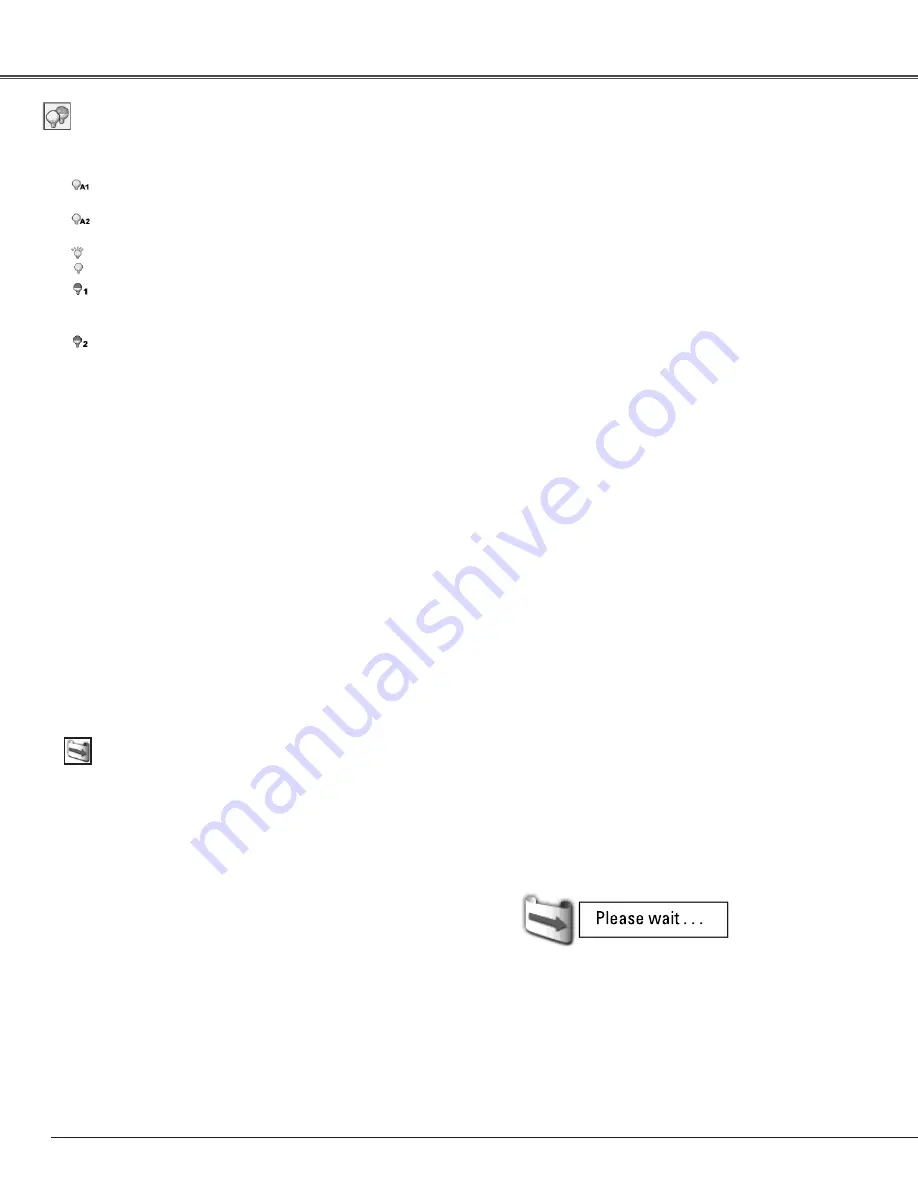 Sanyo PLC WTC500AL Owner'S Manual Download Page 54