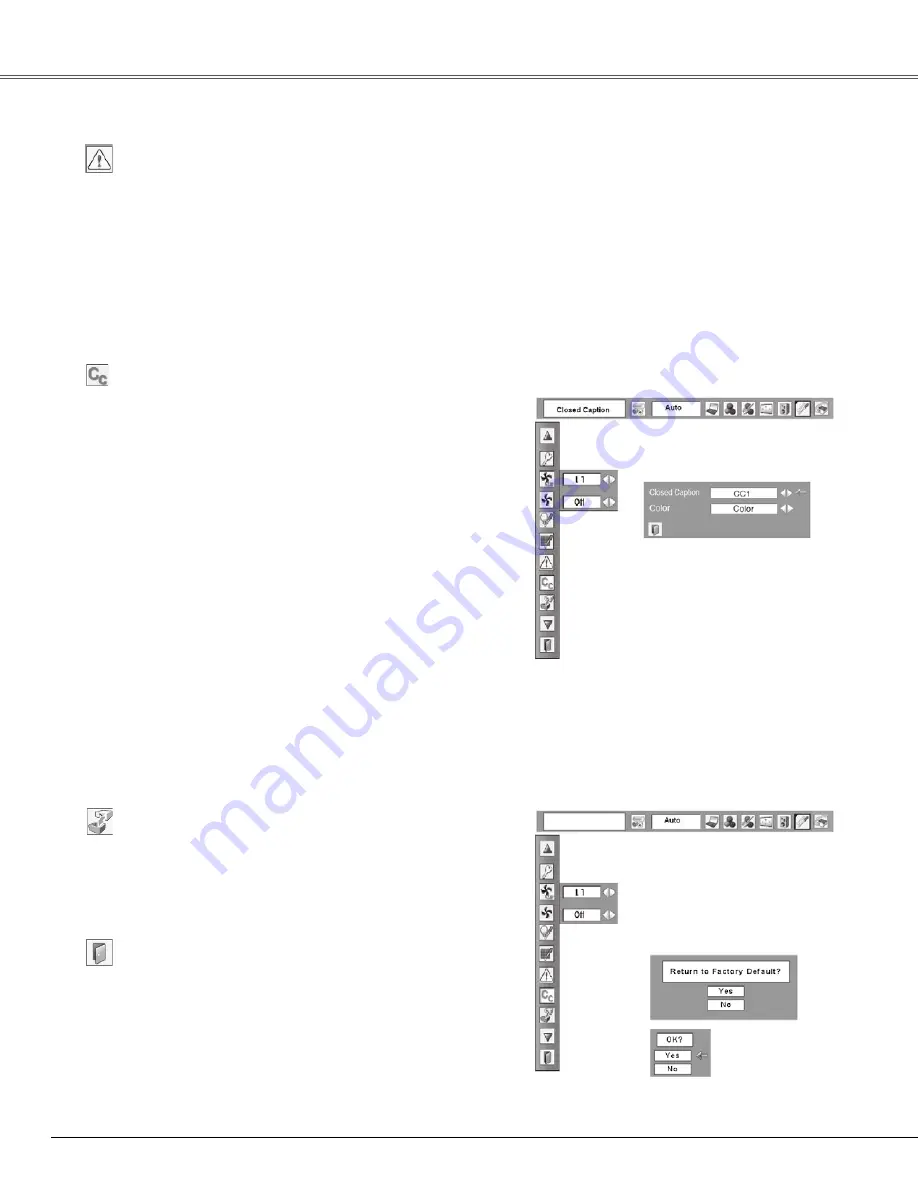 Sanyo PLC-WXE46 Скачать руководство пользователя страница 50