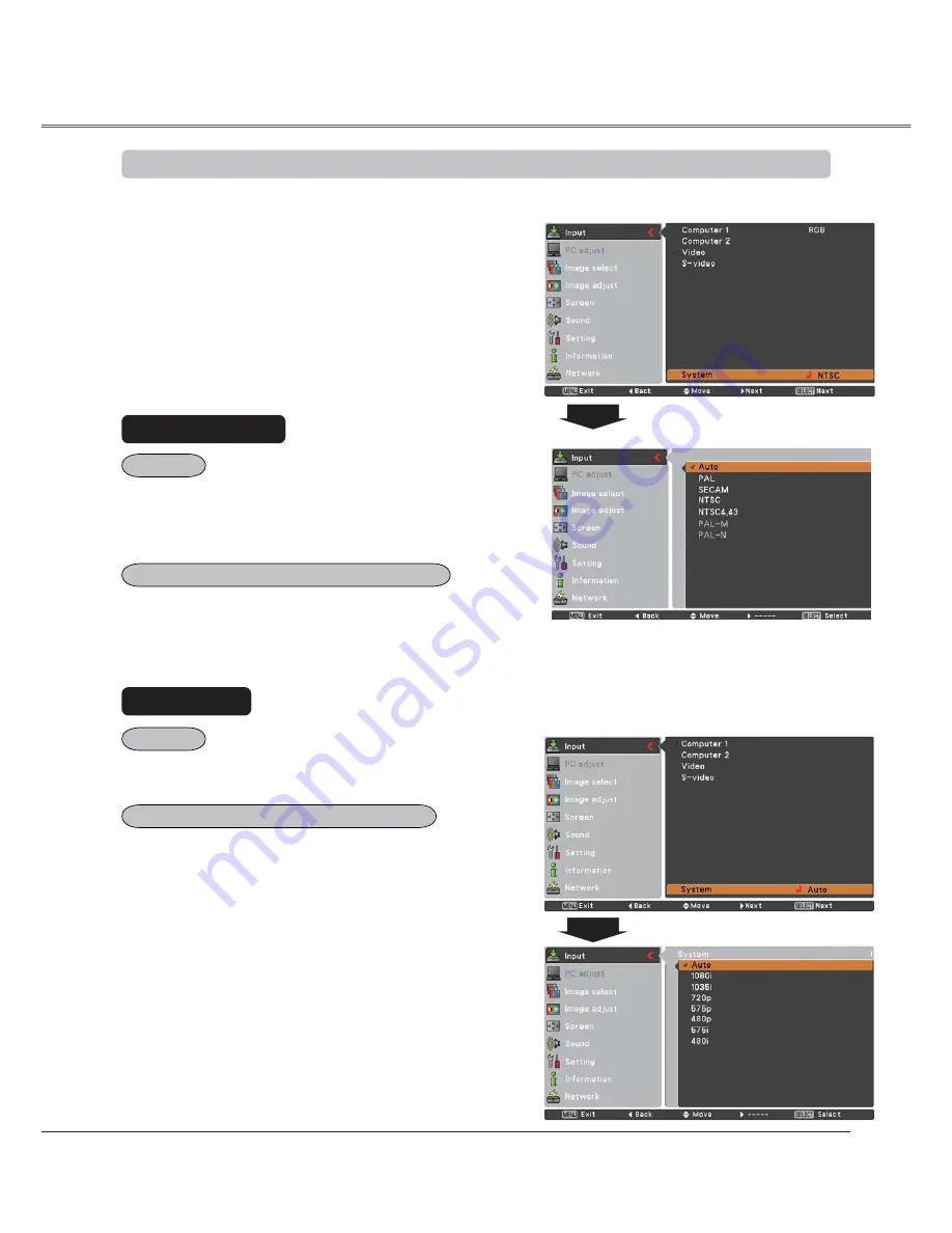 Sanyo PLC-XC56 Owner'S Manual Download Page 39