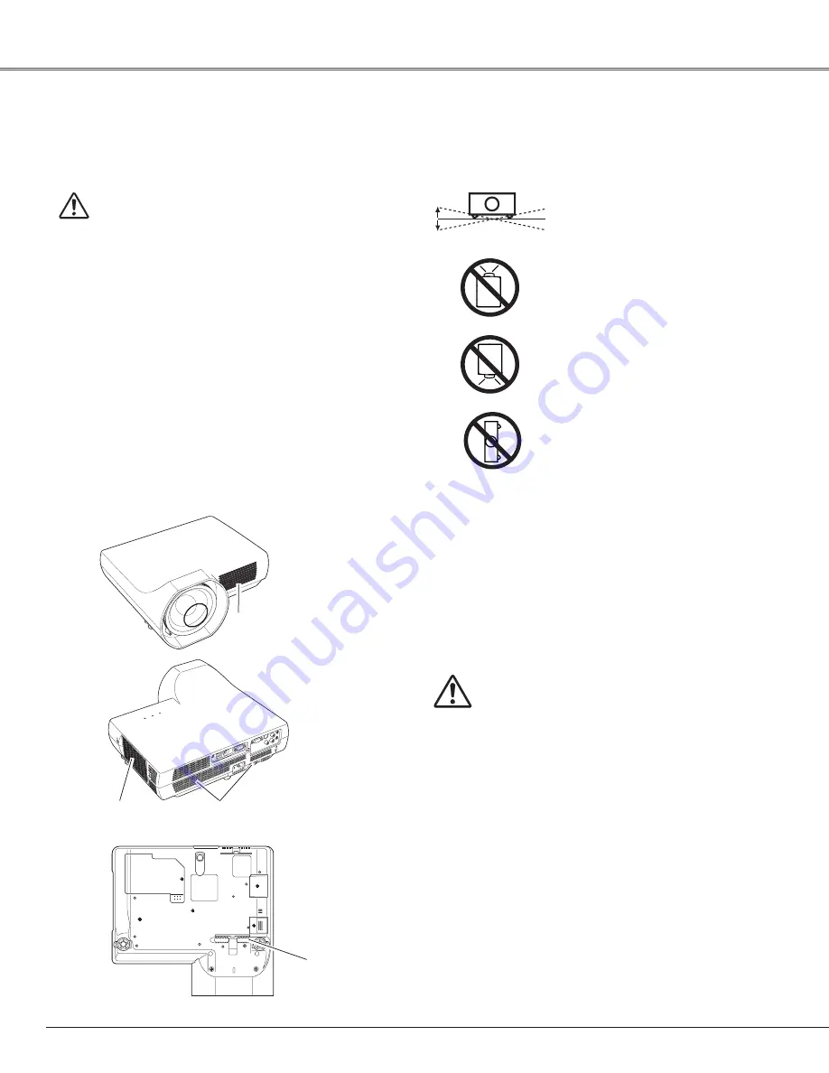 Sanyo PLC XE40 - XGA LCD Projector Owner'S Manual Download Page 6