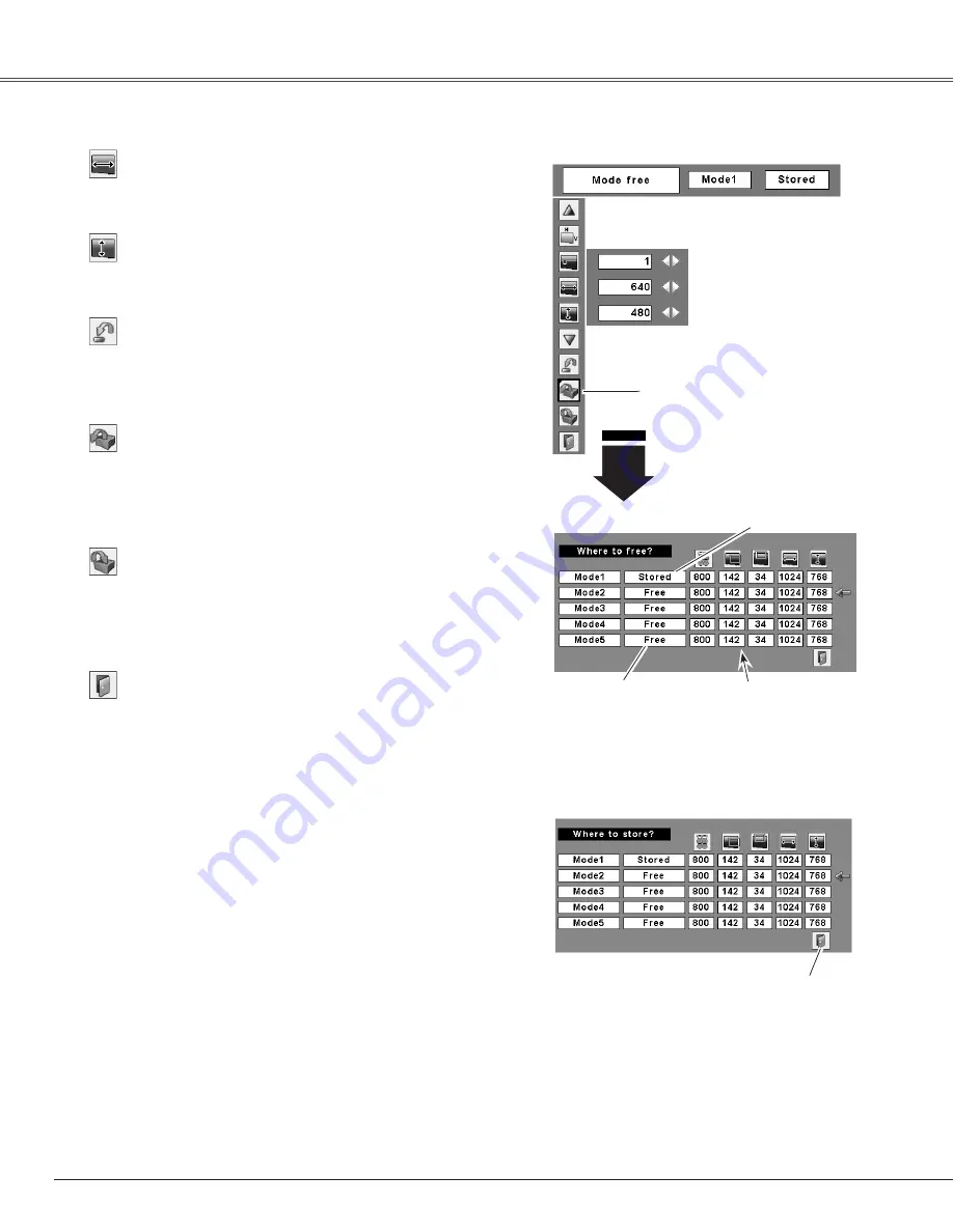 Sanyo PLC-XE50A Owner'S Manual Download Page 30