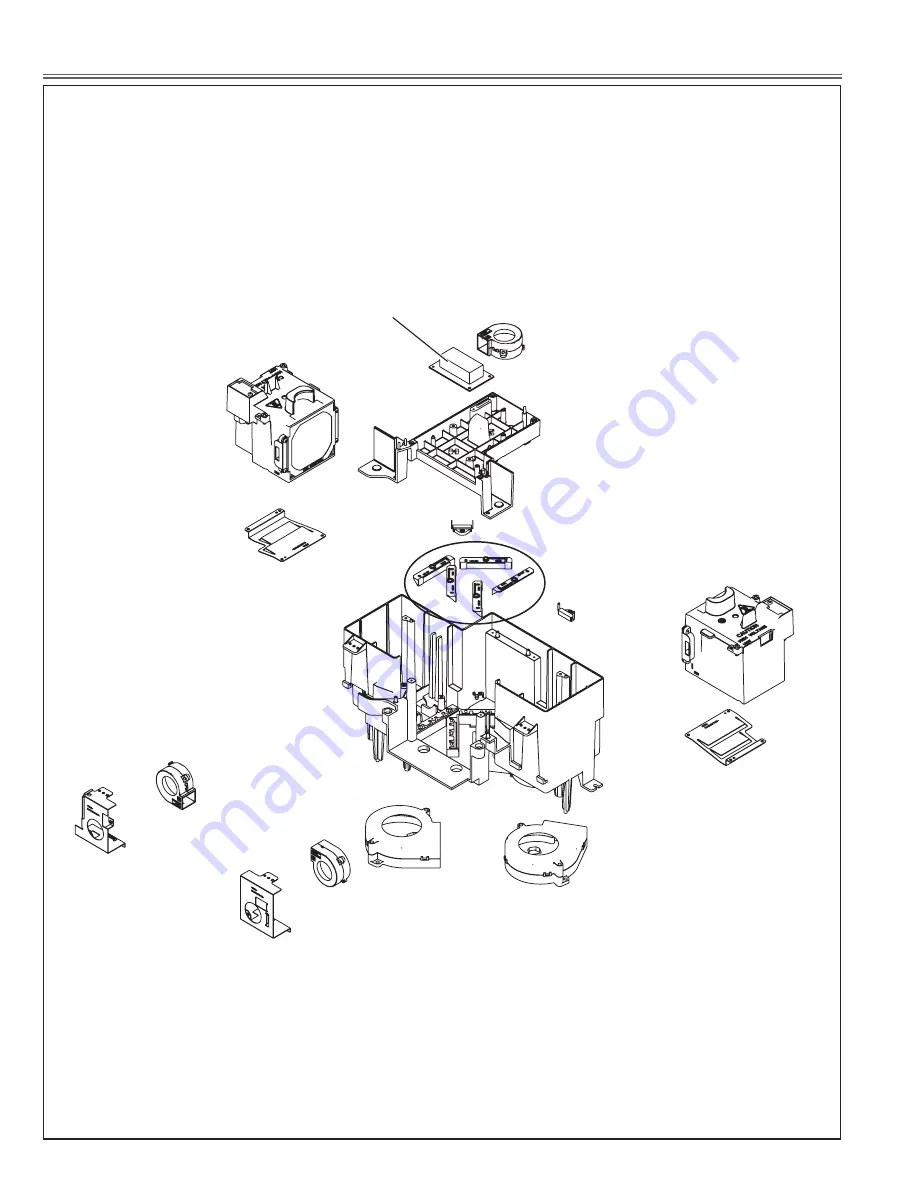 Sanyo PLC-XF1000 Service Manual Download Page 152