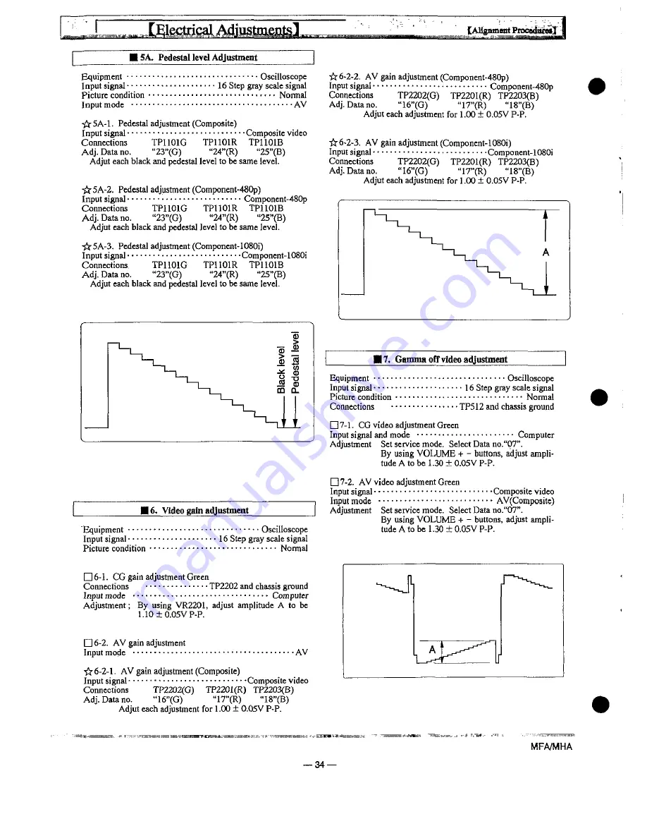 Sanyo PLC-XP21B Скачать руководство пользователя страница 34