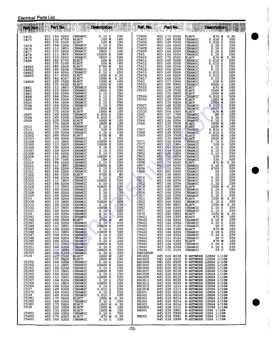 Sanyo PLC-XP21B Скачать руководство пользователя страница 70