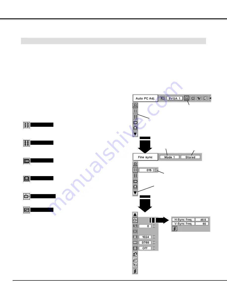 Sanyo PLC-XP41 Скачать руководство пользователя страница 24