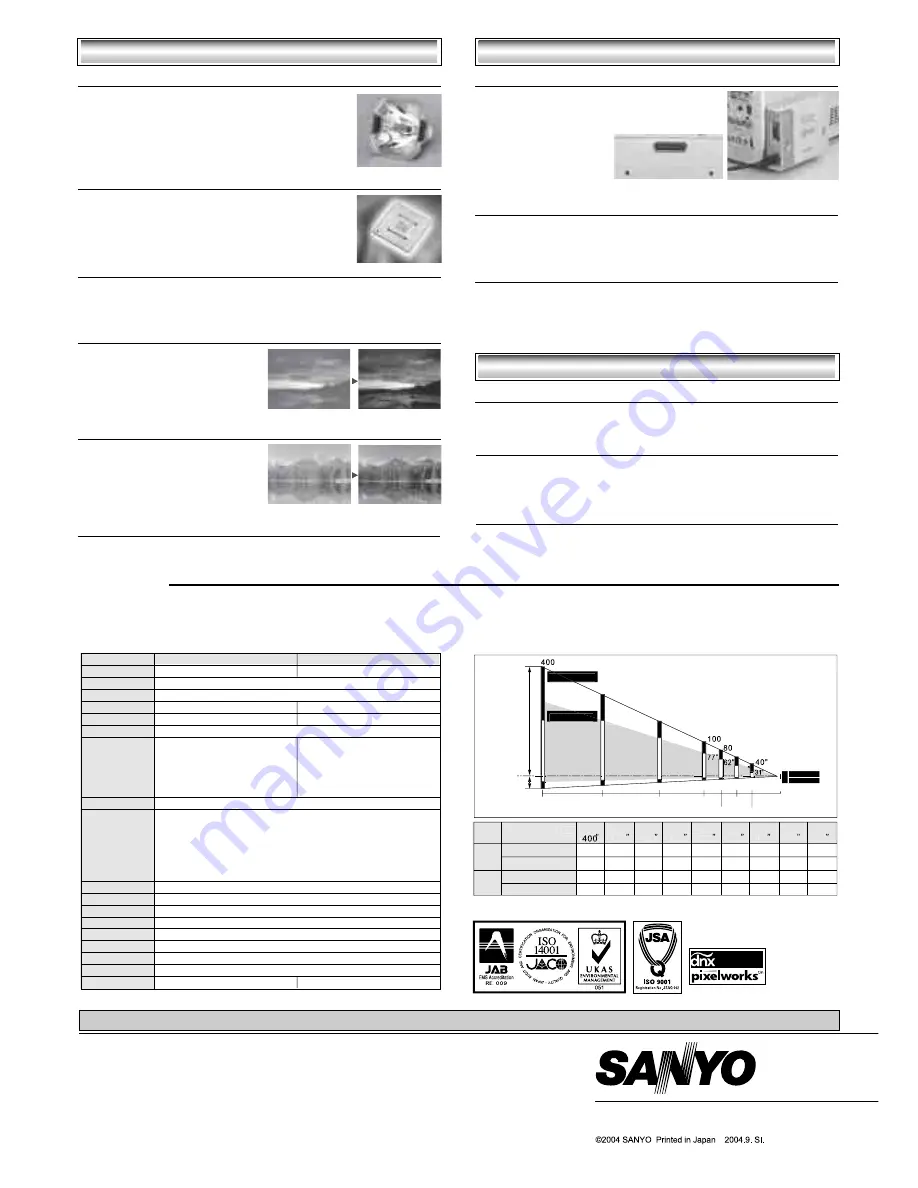 Sanyo PLC-XP51 Brochure Download Page 2