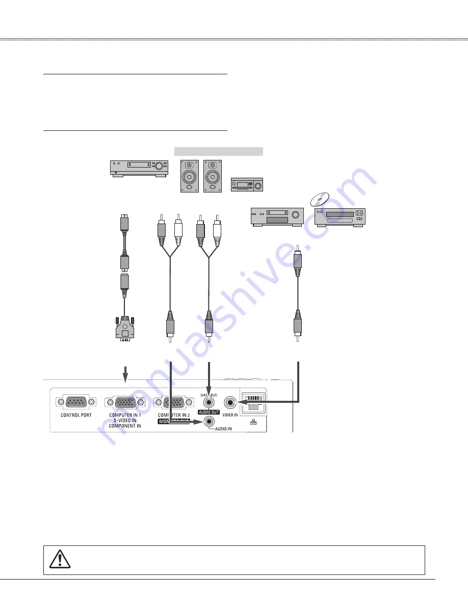 Sanyo PLC-XR301 - XGA Projector With 3000 Lumens Owner'S Manual Download Page 15