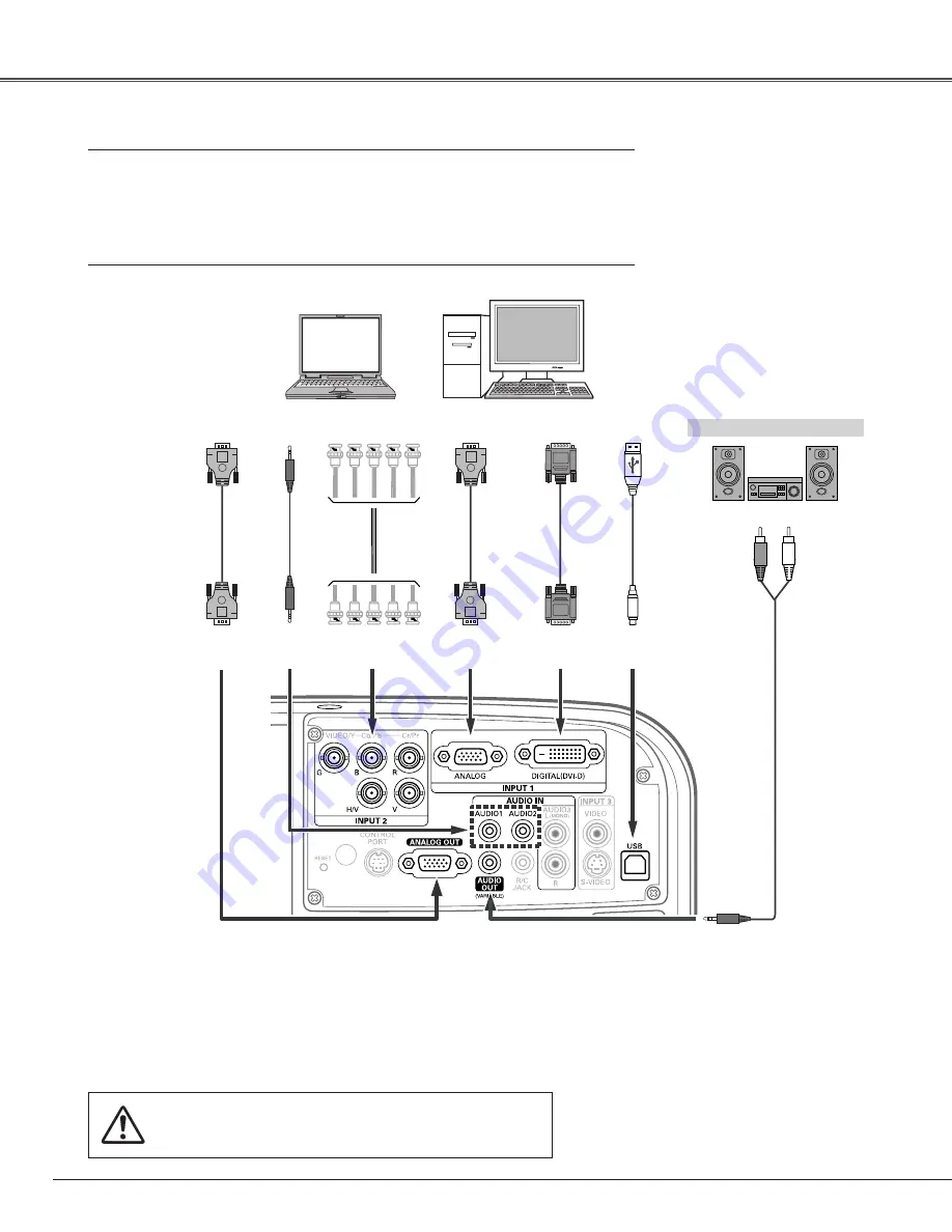 Sanyo PLC-XT35 Owner'S Manual Download Page 20