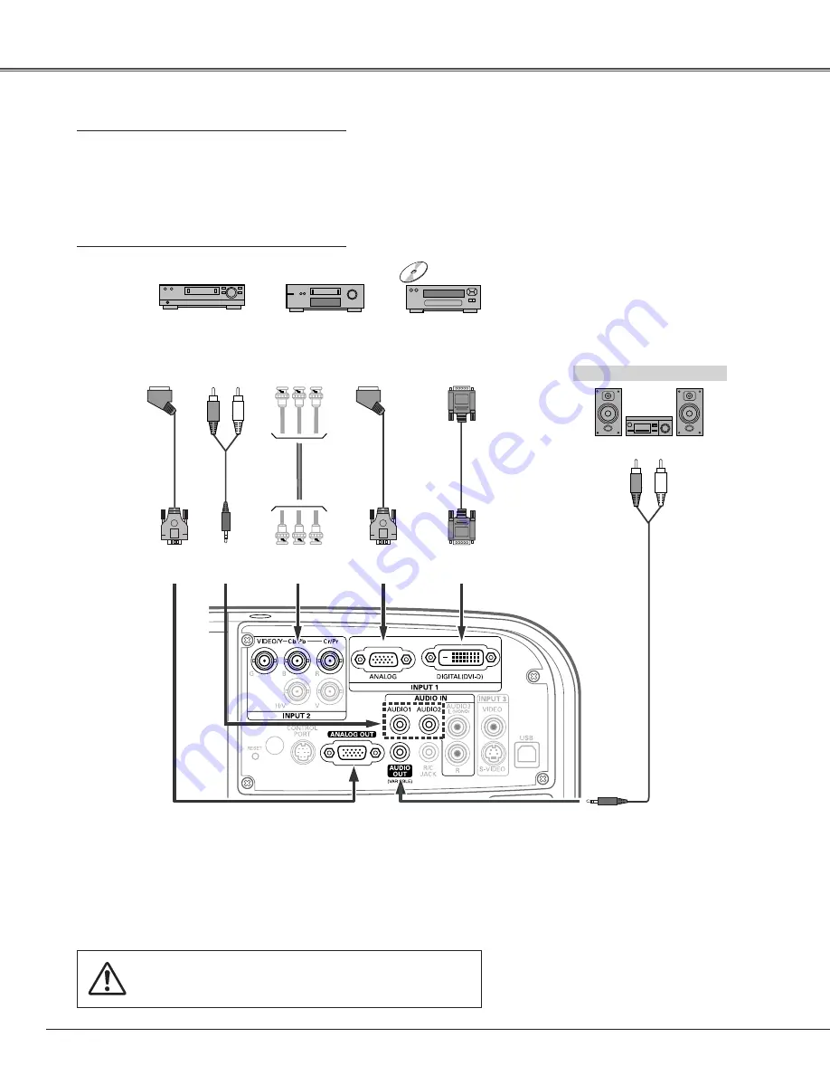 Sanyo PLC-XT35 Owner'S Manual Download Page 22