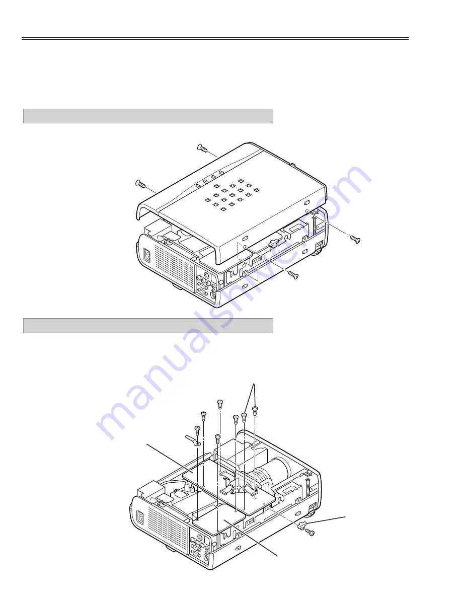 Sanyo PLC-XU22B Service Manual Download Page 9