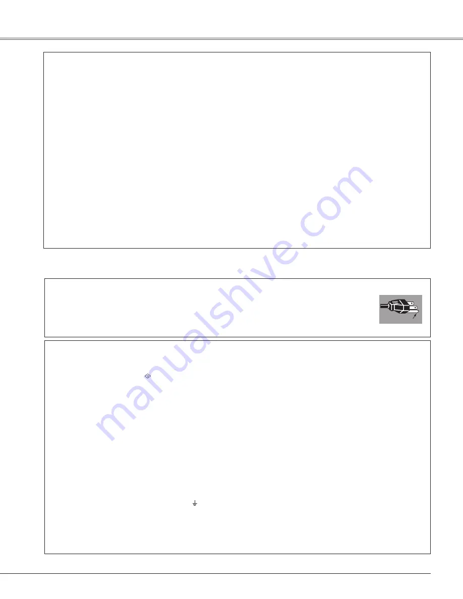 Sanyo PLC-XU301A Owner'S Manual Download Page 7