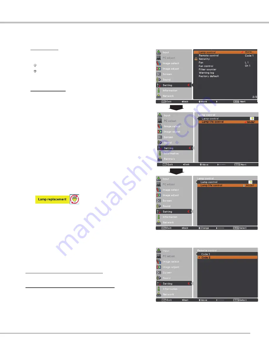 Sanyo PLC-XU301A Owner'S Manual Download Page 53