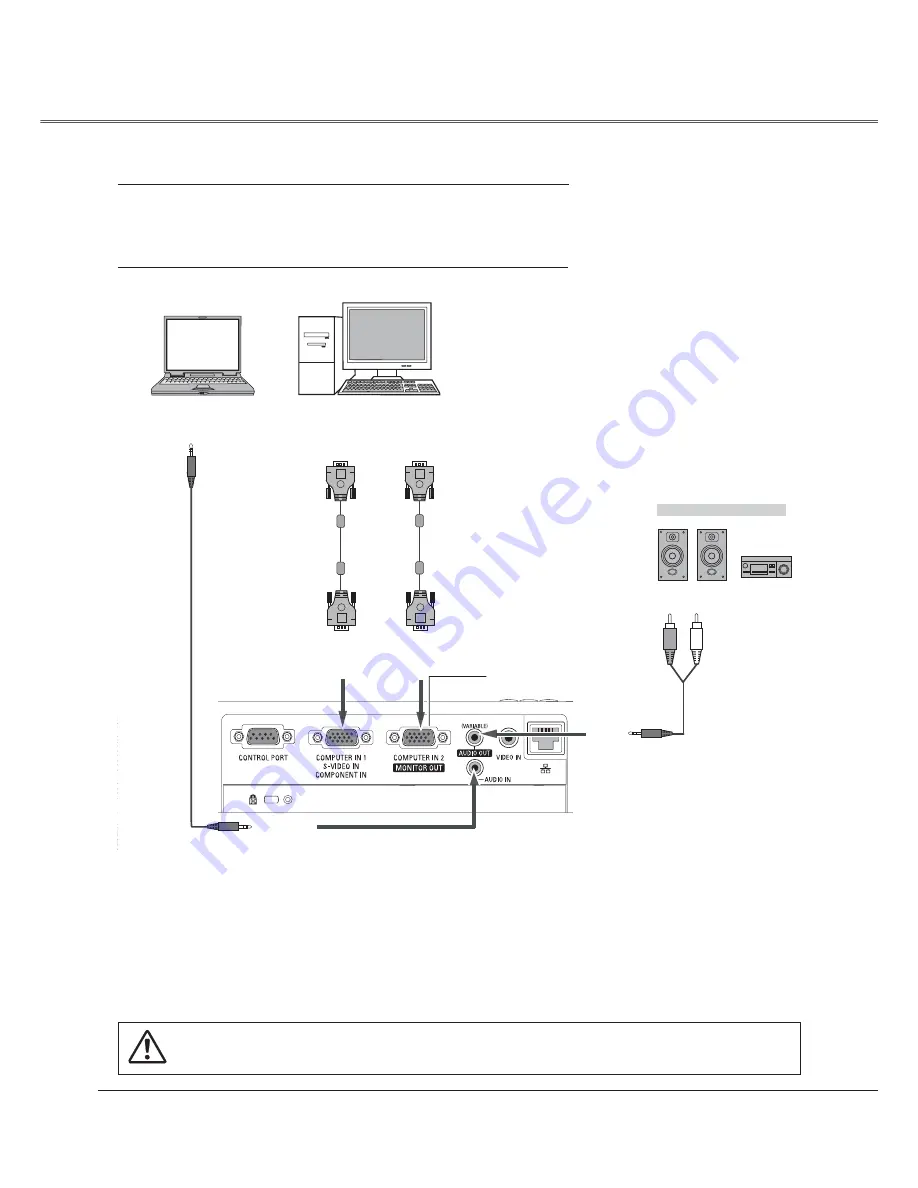 Sanyo PLC-XW300 Owner'S Manual Download Page 14