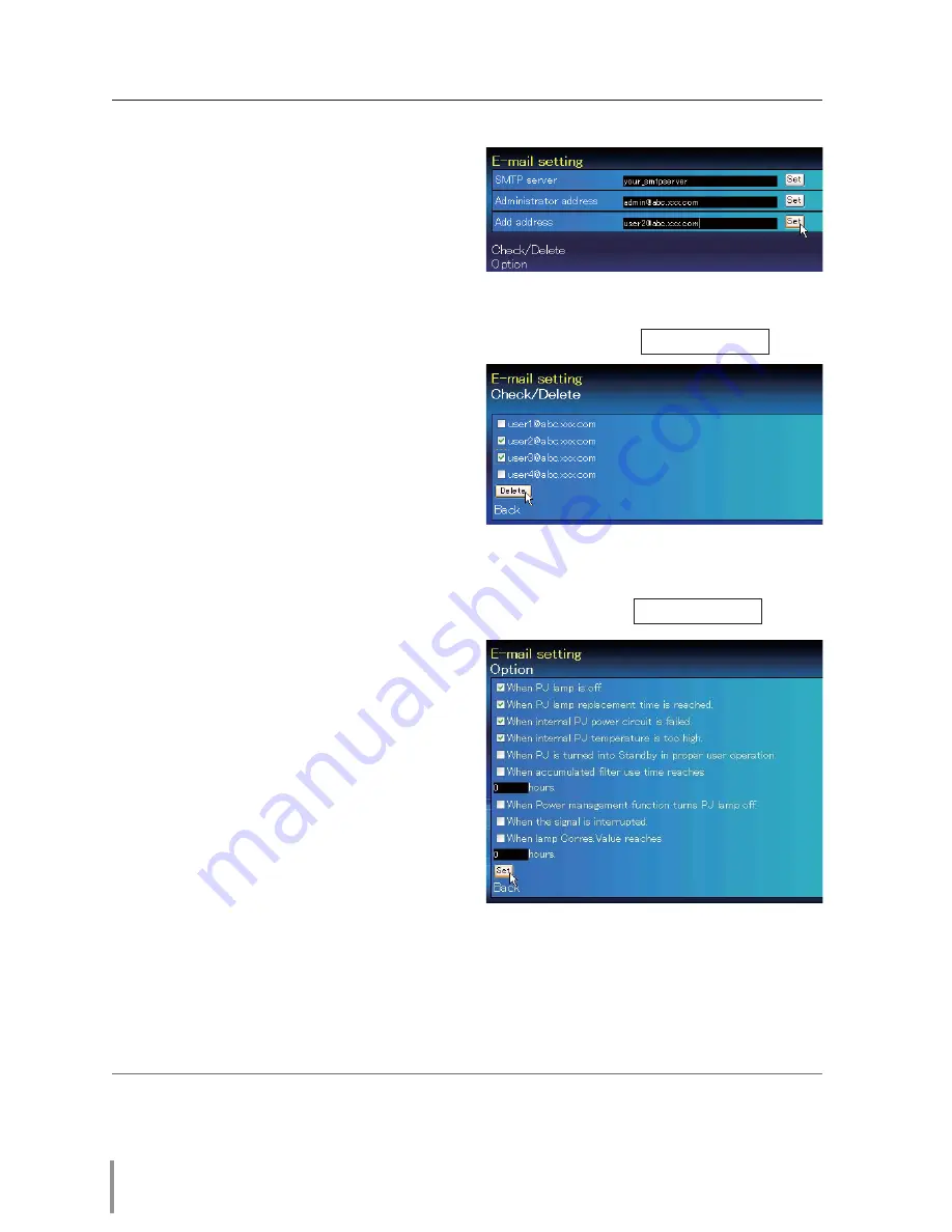 Sanyo PLC-XW300 Owner'S Manual Download Page 103