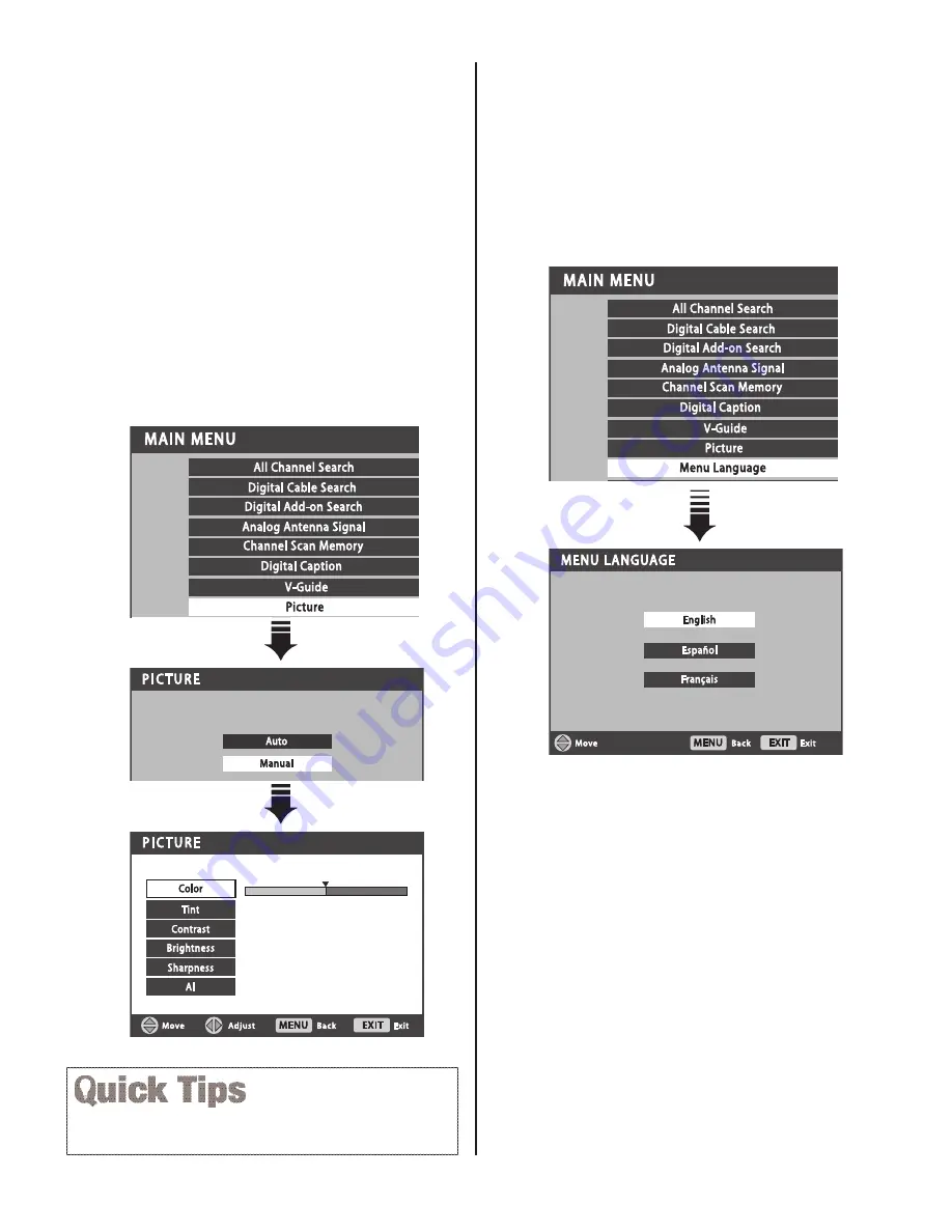 Sanyo PLV-55WHD1 Owner'S Manual Download Page 26