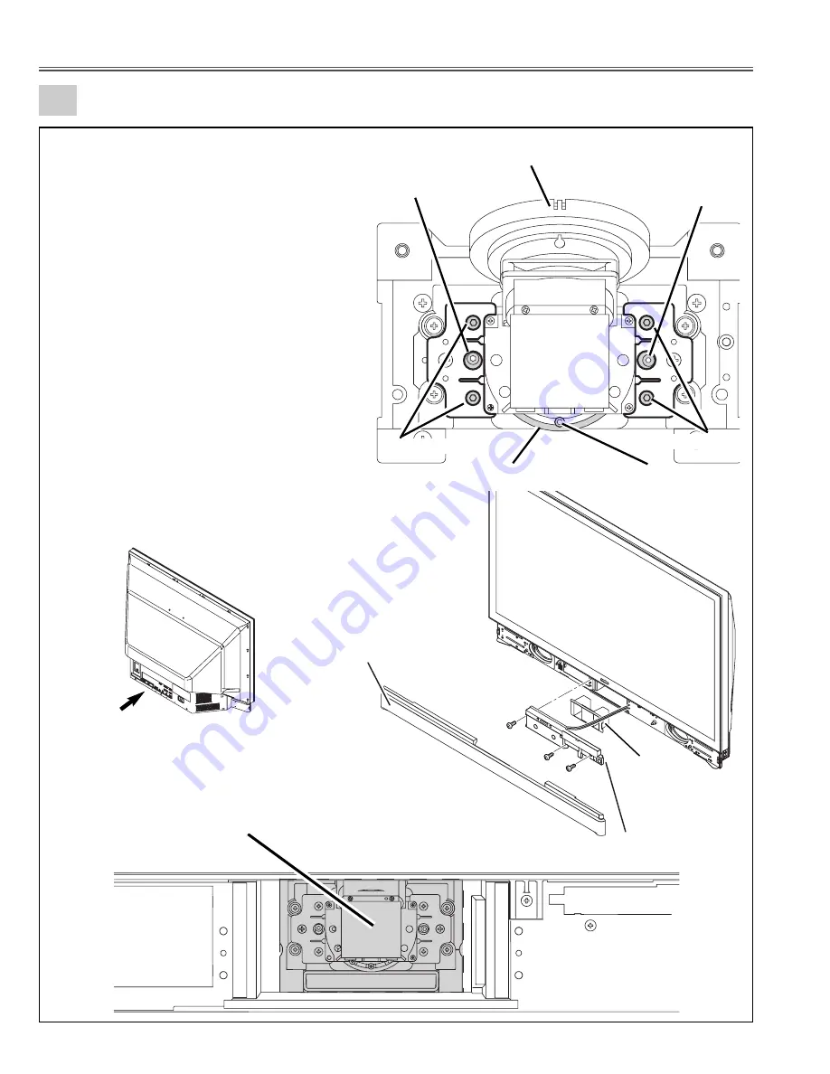 Sanyo PLV-55WHD1 Service Manual Download Page 68