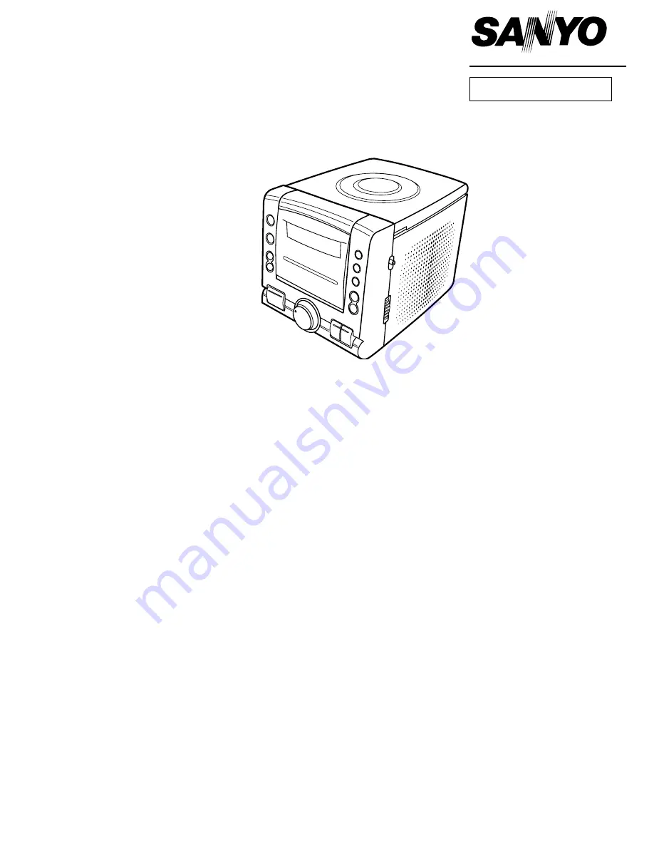 Sanyo RM-D500 Service Manual Download Page 1