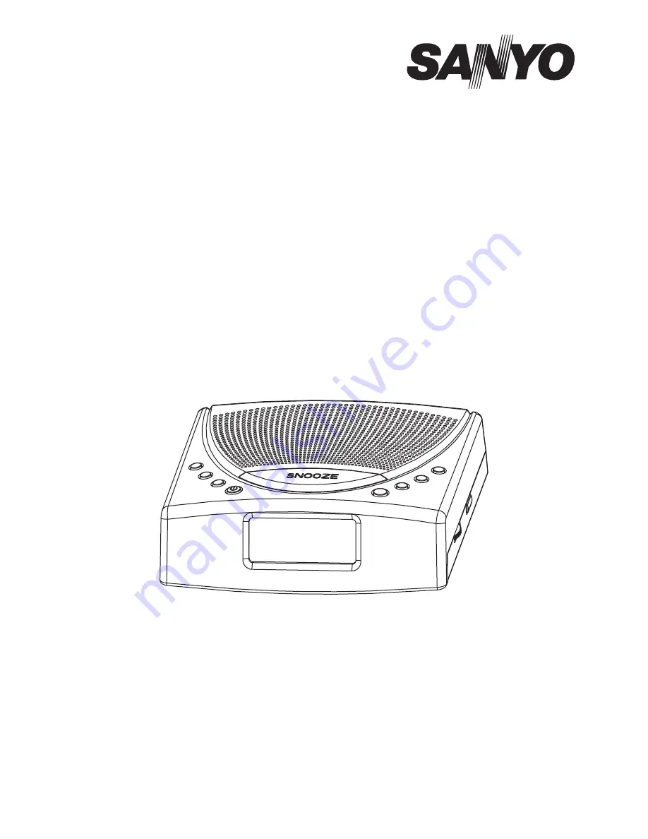 Sanyo RM-DB5 Instruction Manual Download Page 1