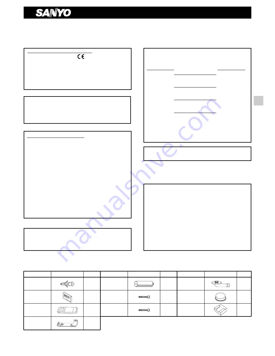 Sanyo SAP-CRV126EH Скачать руководство пользователя страница 13