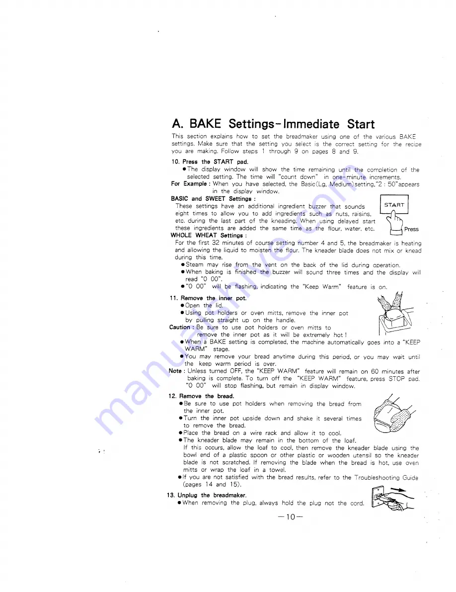 Sanyo SBM-20 Instruction Manual Download Page 10