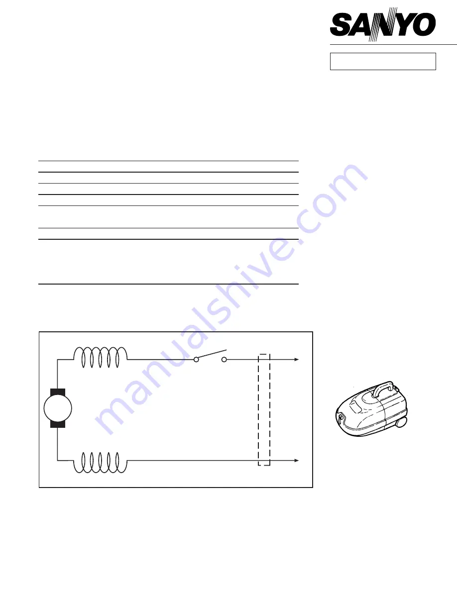 Sanyo SC-270 Скачать руководство пользователя страница 1