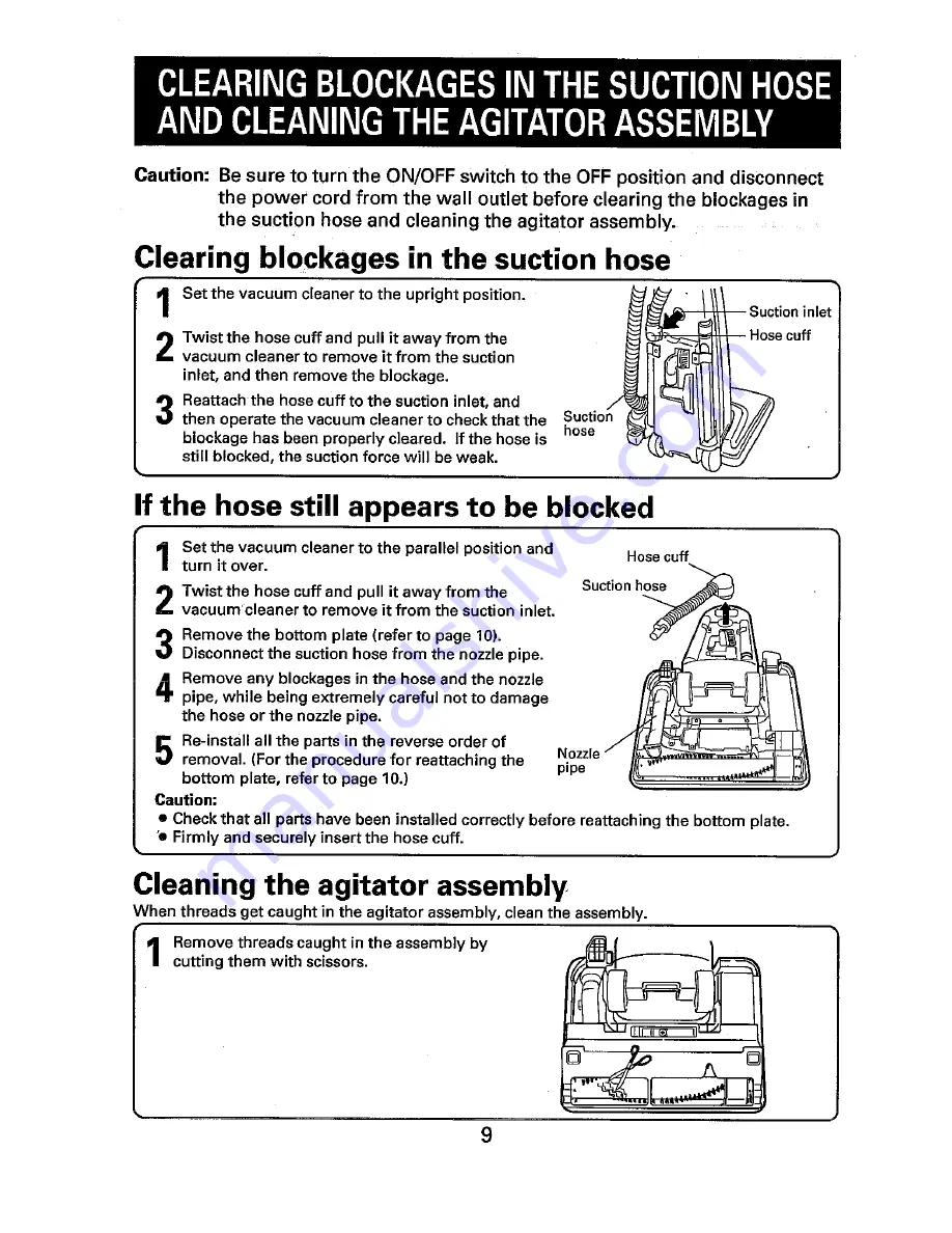 Sanyo SC-U11 MA Instruction Manual Download Page 10