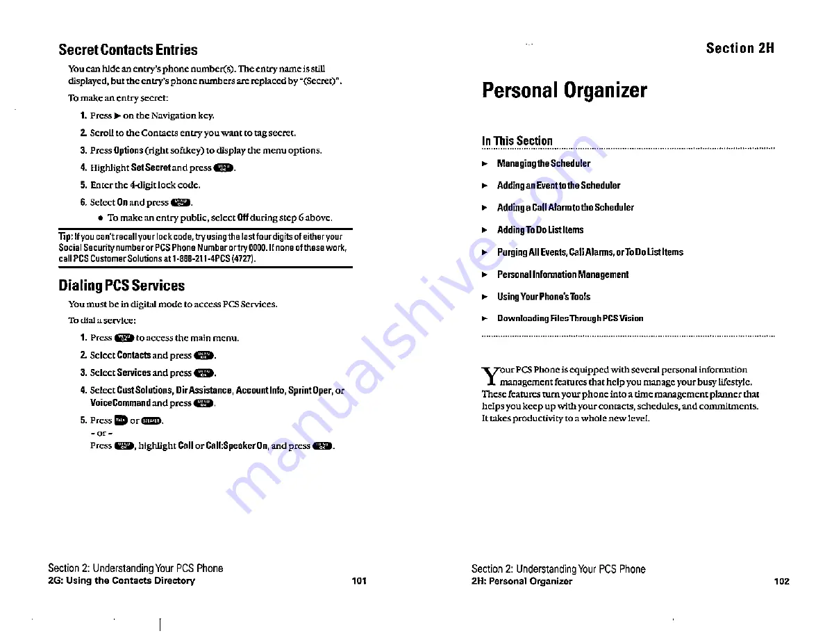 Sanyo SCP-5500 User Manual Download Page 57