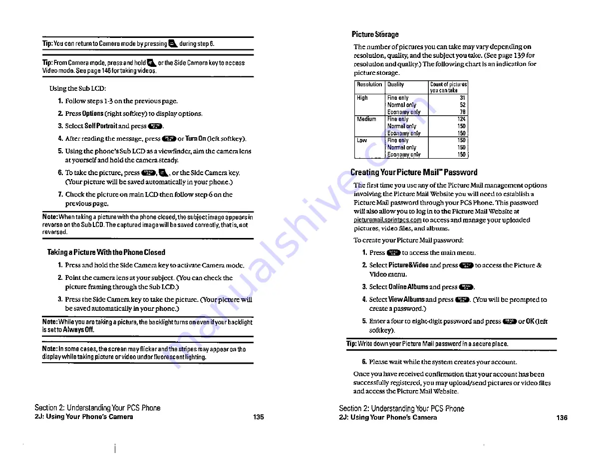 Sanyo SCP-5500 User Manual Download Page 74