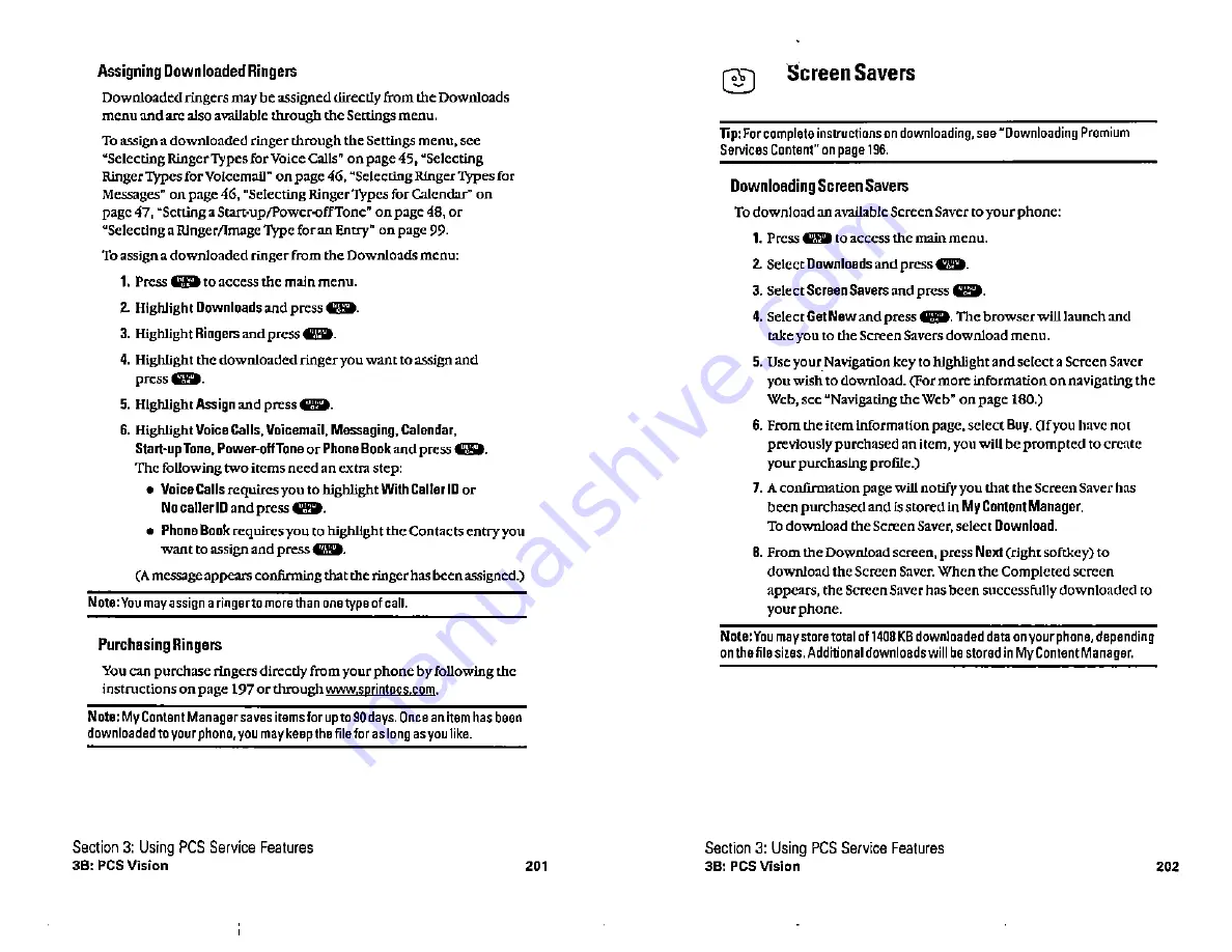 Sanyo SCP-5500 User Manual Download Page 107