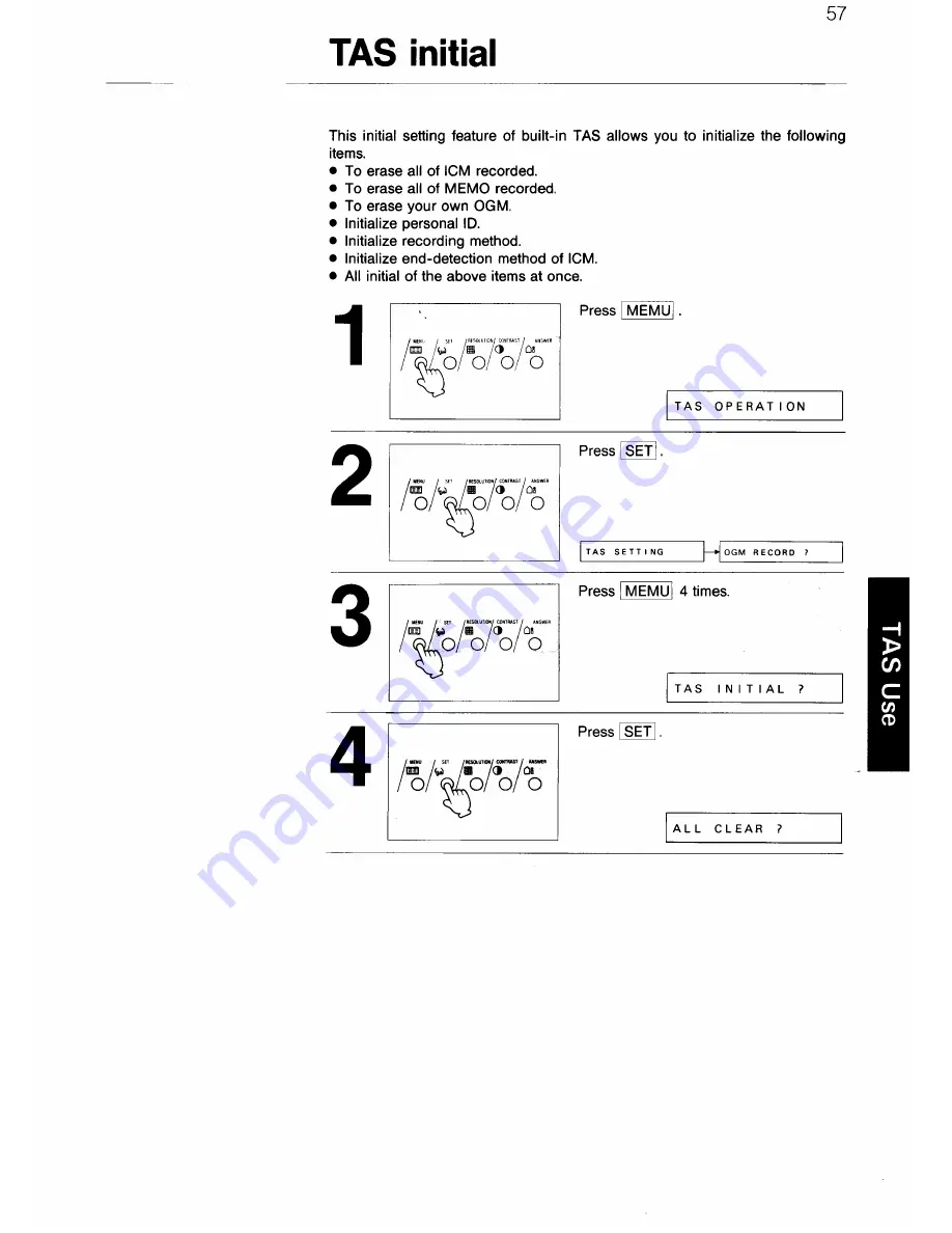 Sanyo SFX-32 Instruction Manual Download Page 58